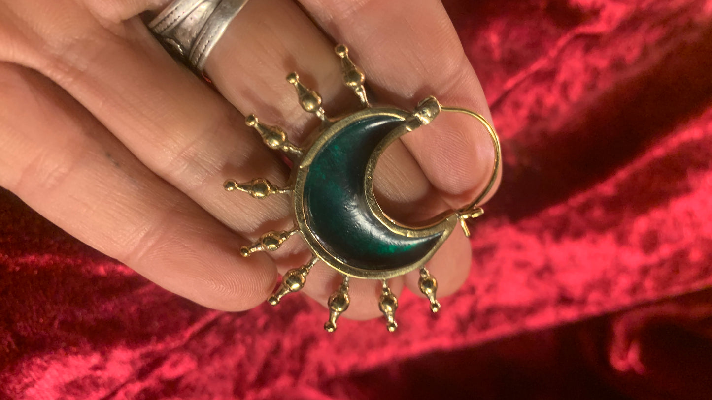 Shell • Brass • Earrings • Bali