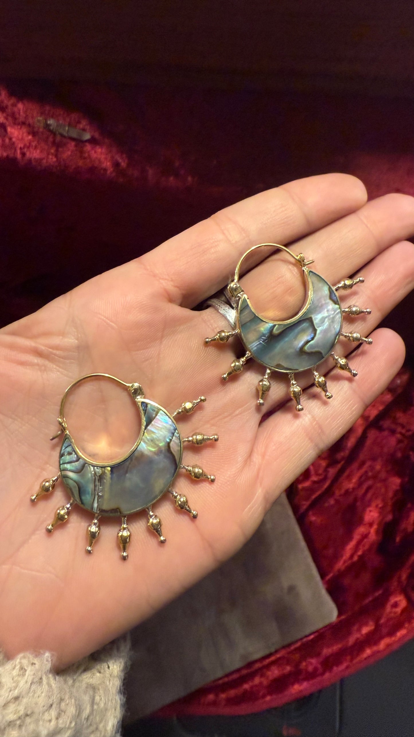 Shell • Brass • Earrings • Bali
