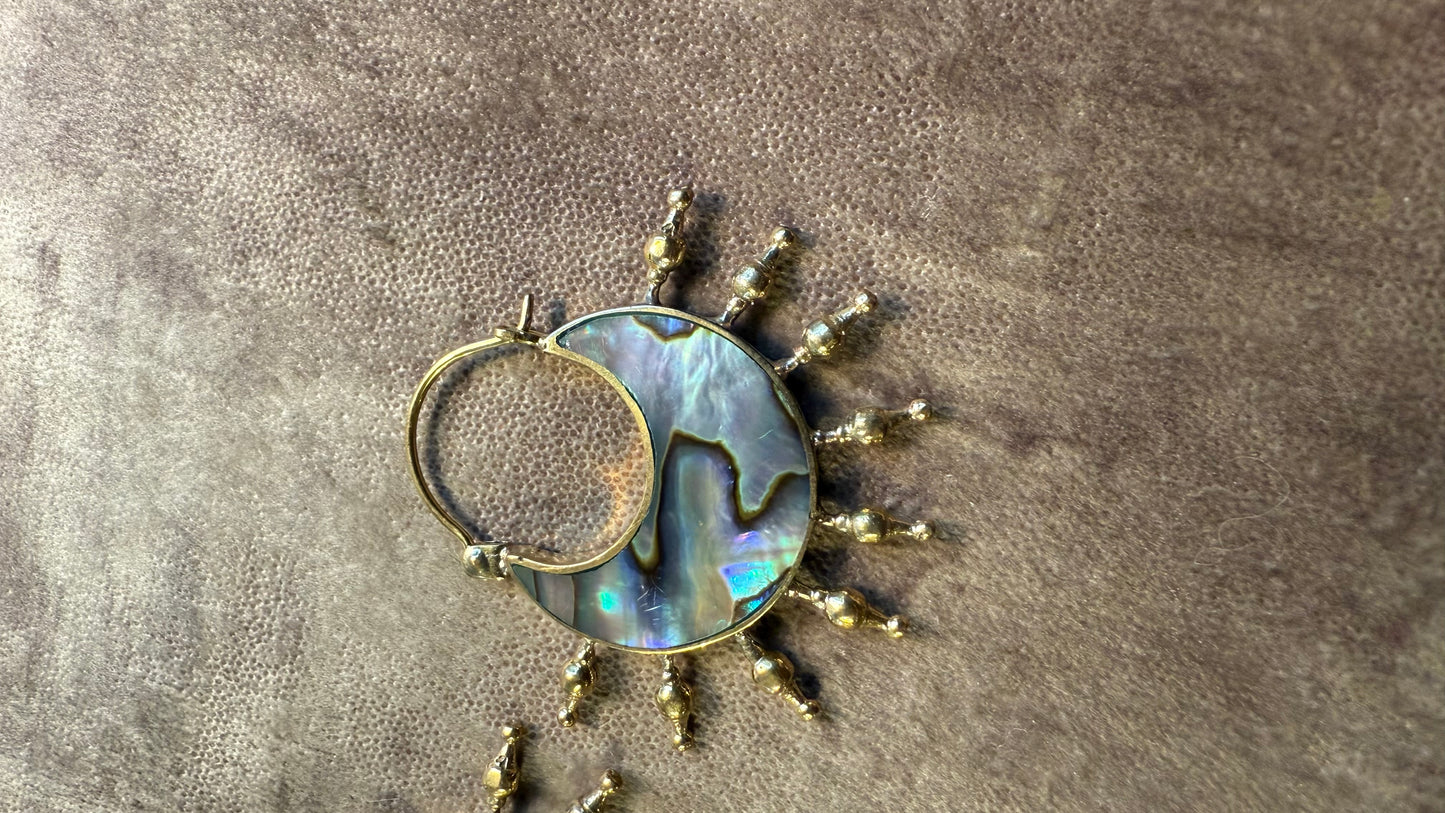 Shell • Brass • Earrings • Bali