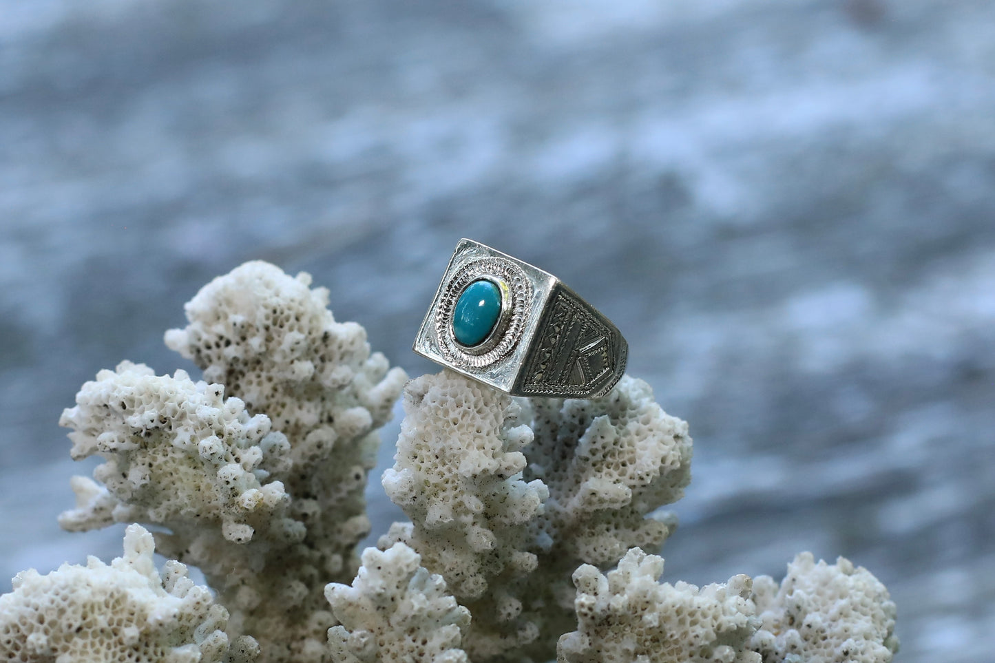 Niger Silver & Turquoise Ring