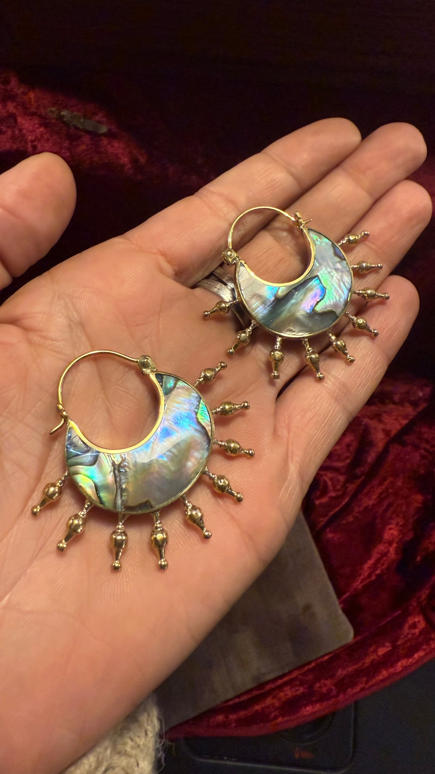Shell • Brass • Earrings • Bali