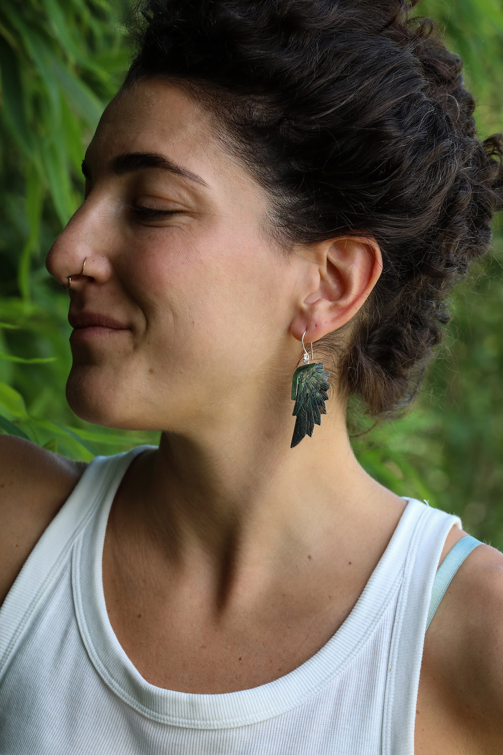 Pendientes de alas de Bali