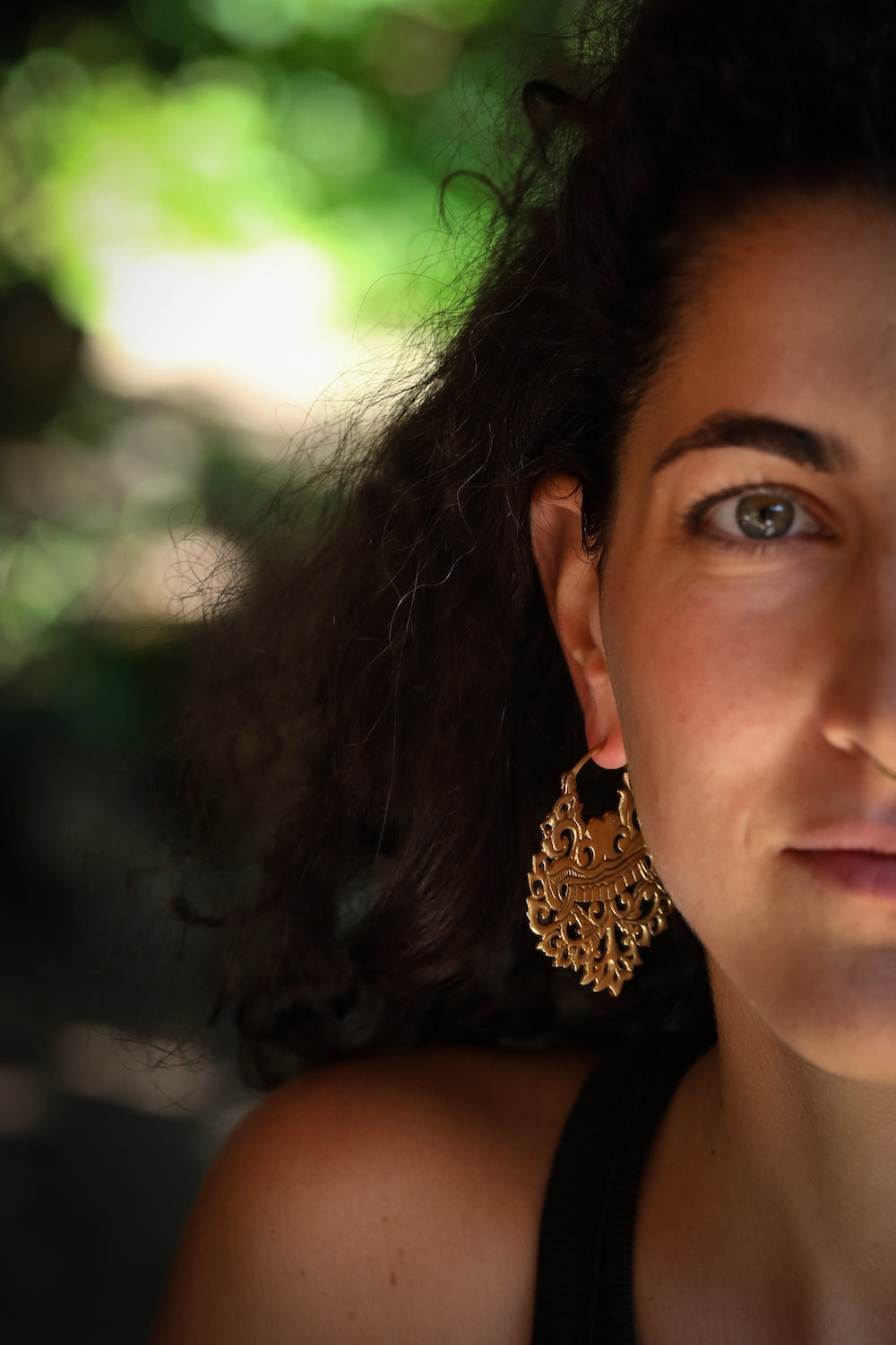 Brass • Earrings • Bali