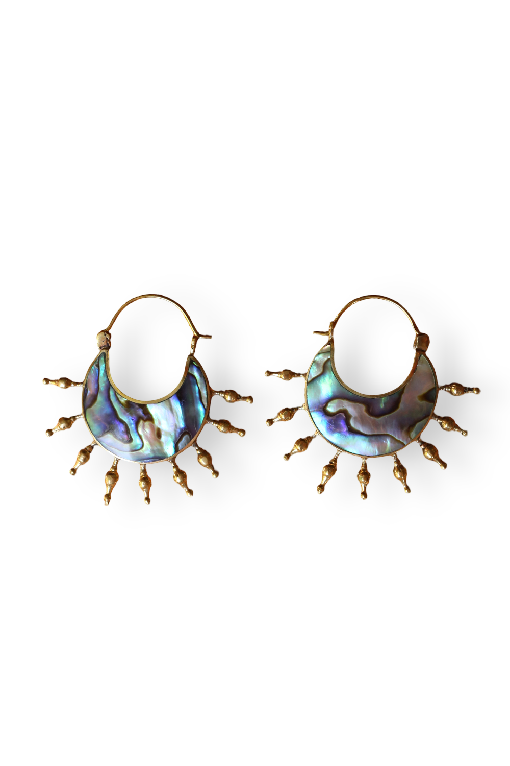 Shell • Brass • Earrings • Bali