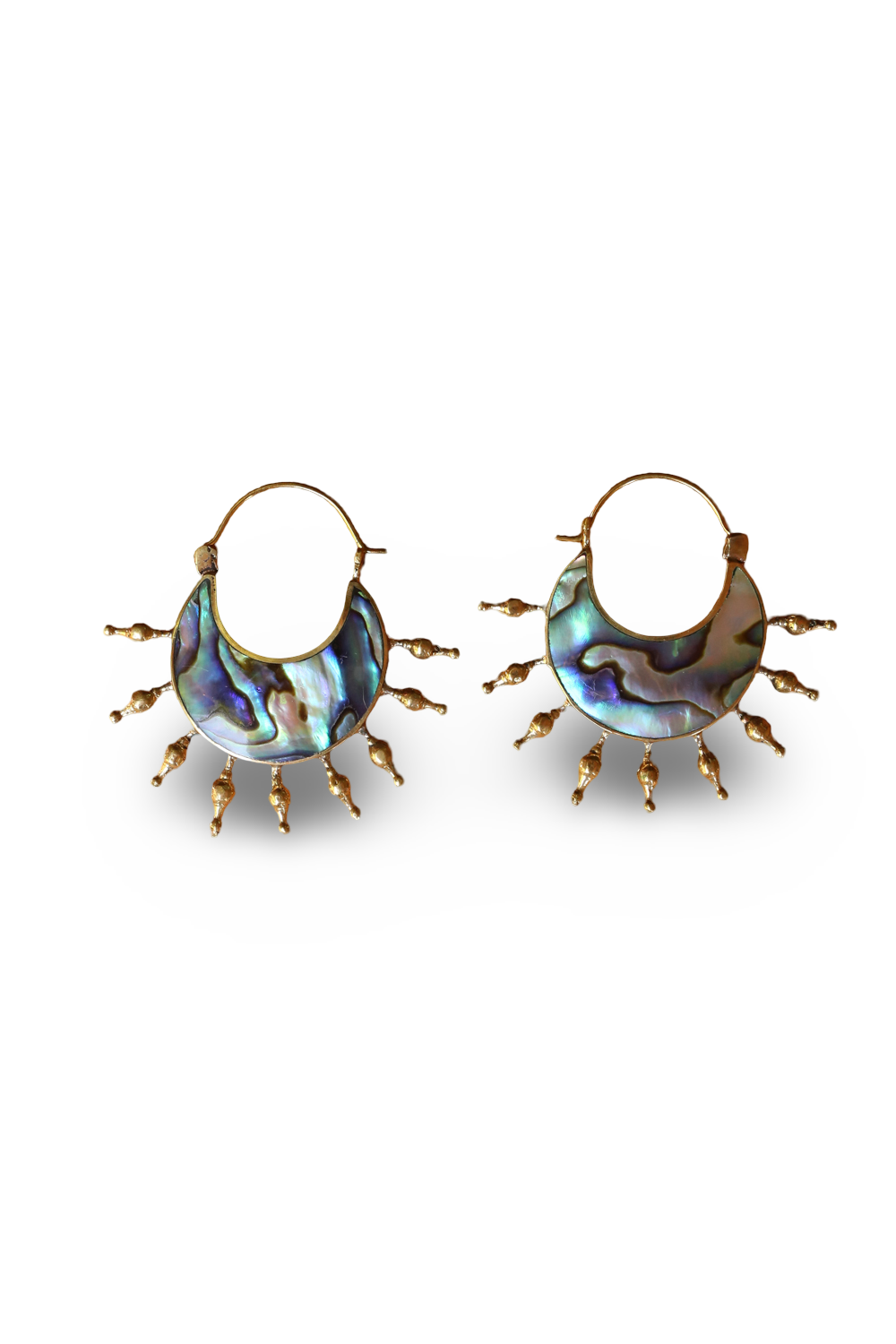 Shell • Brass • Earrings • Bali