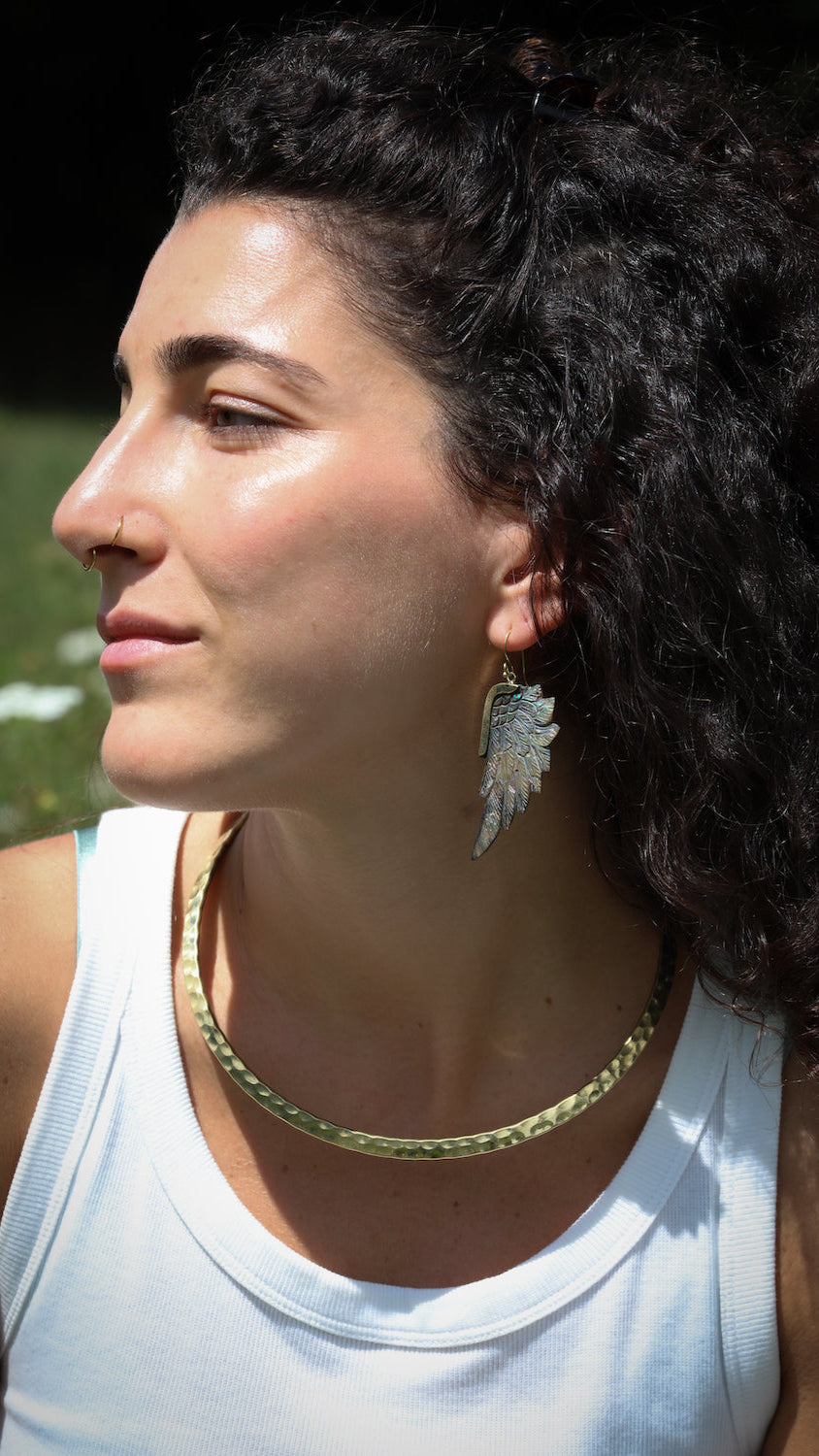 Shell • Brass • Earrings • Bali