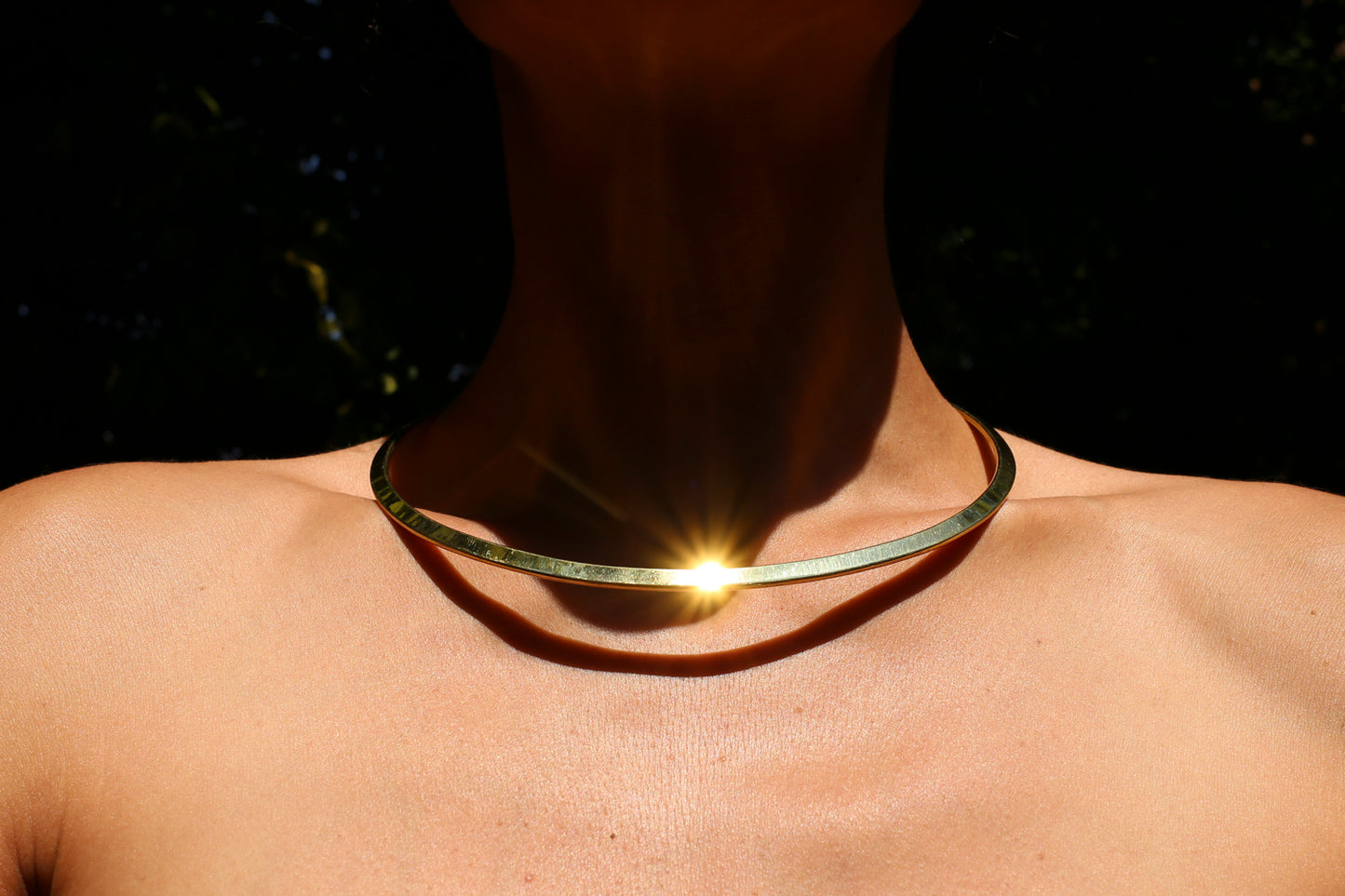 Brass Choker Necklace II