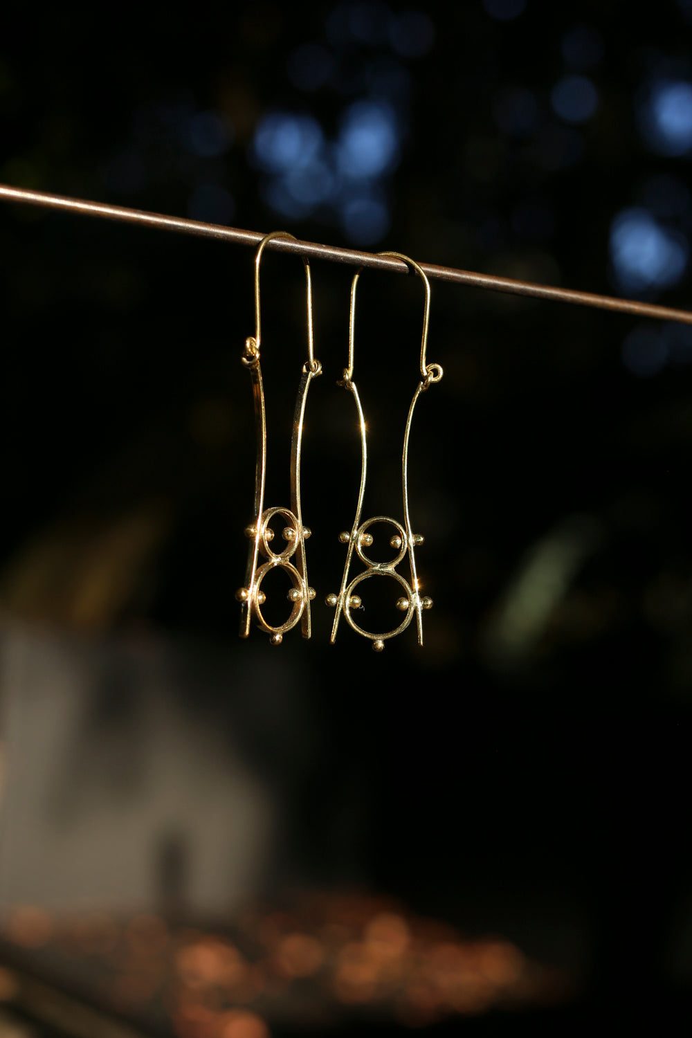 Brass Earrings III