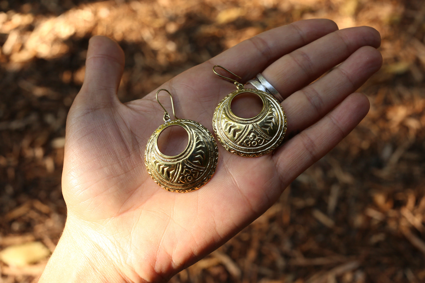 Brass Earrings IV