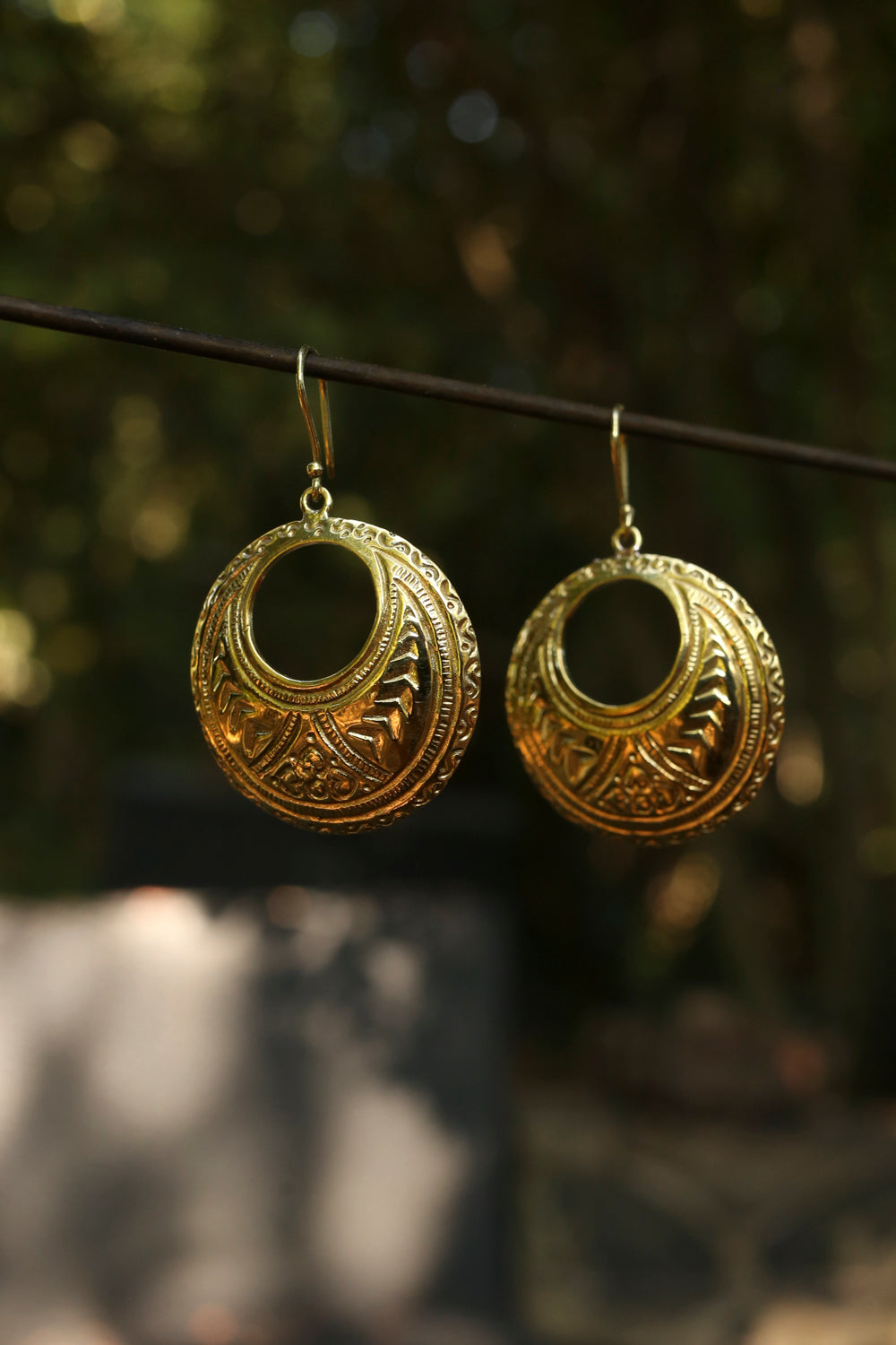 Brass Earrings IV