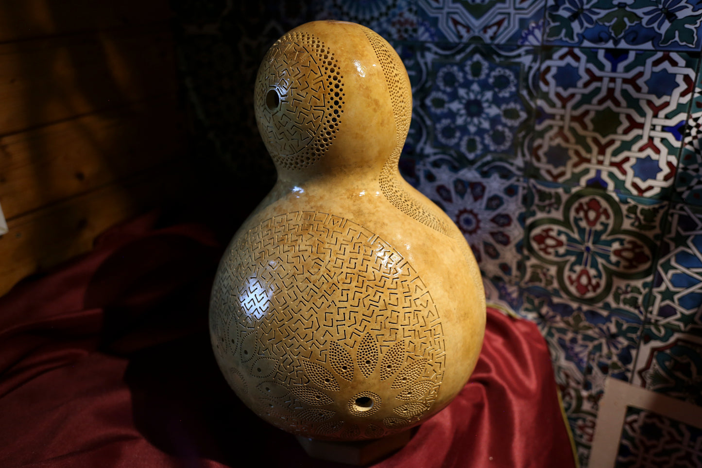 Mushroom Love Gourd Lamp