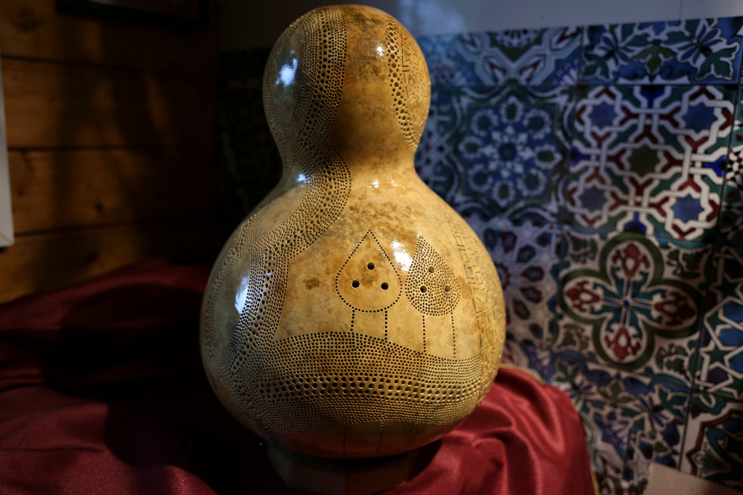 Mushroom Love Gourd Lamp