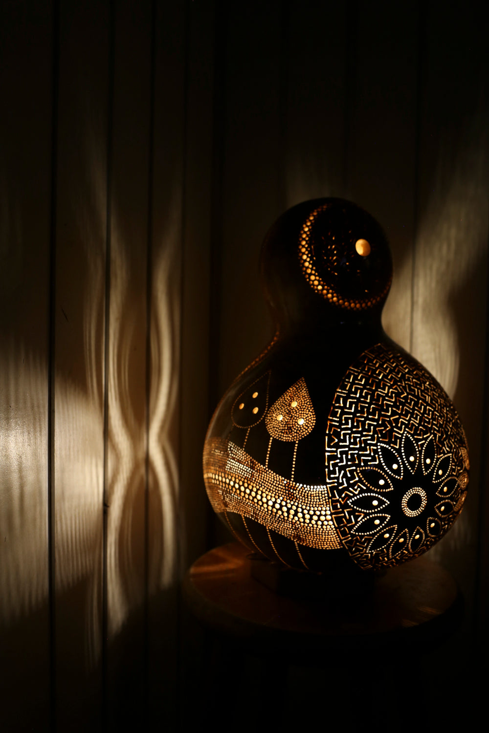 Mushroom Love Gourd Lamp