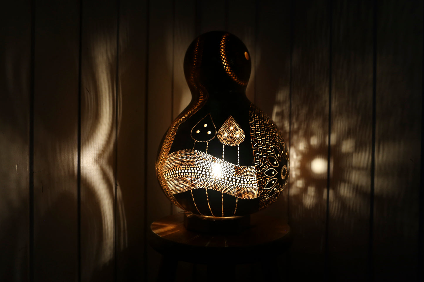 Mushroom Love Gourd Lamp