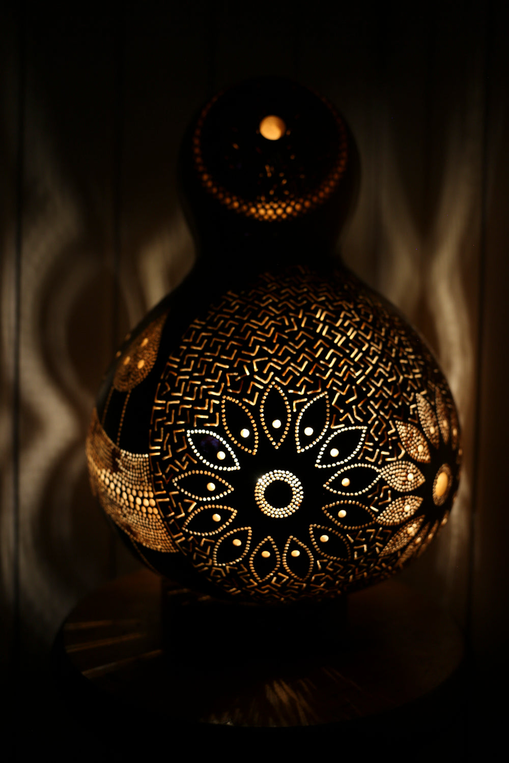 Mushroom Love Gourd Lamp