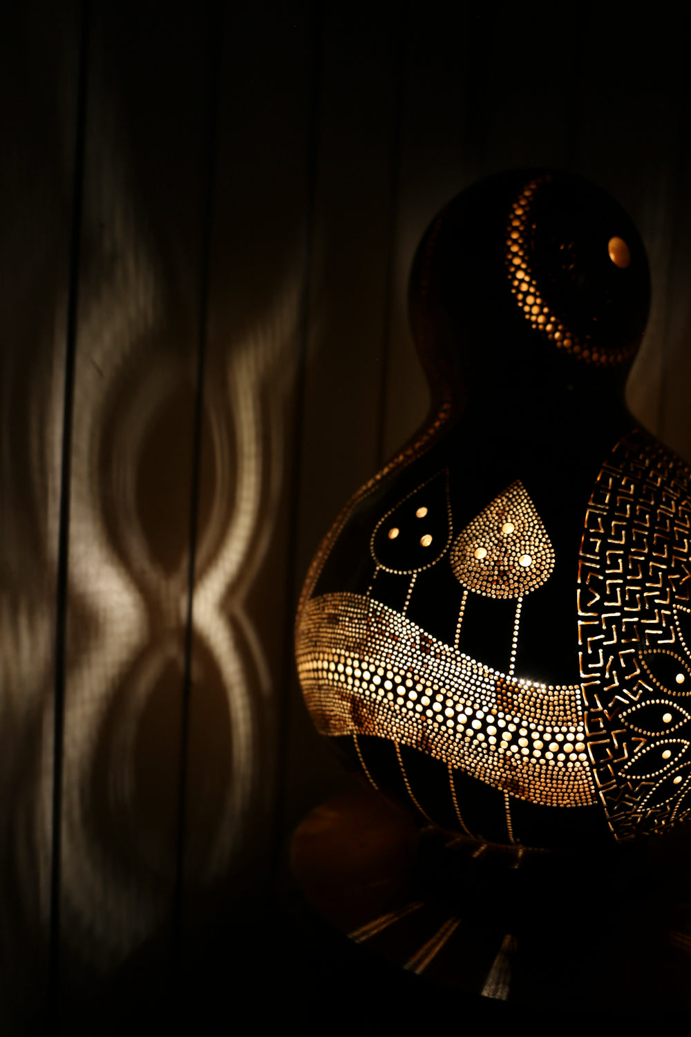 Mushroom Love Gourd Lamp