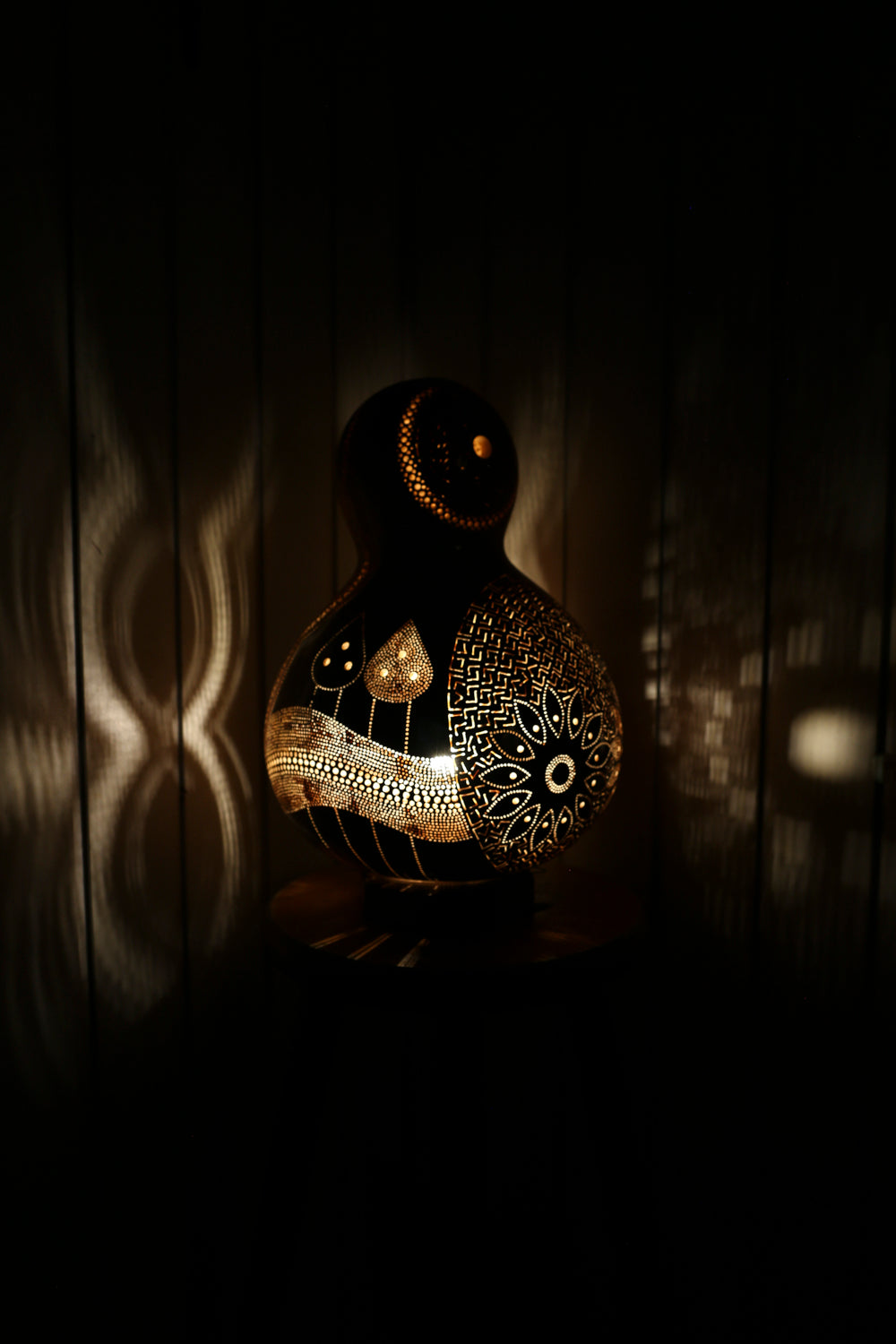 Mushroom Love Gourd Lamp