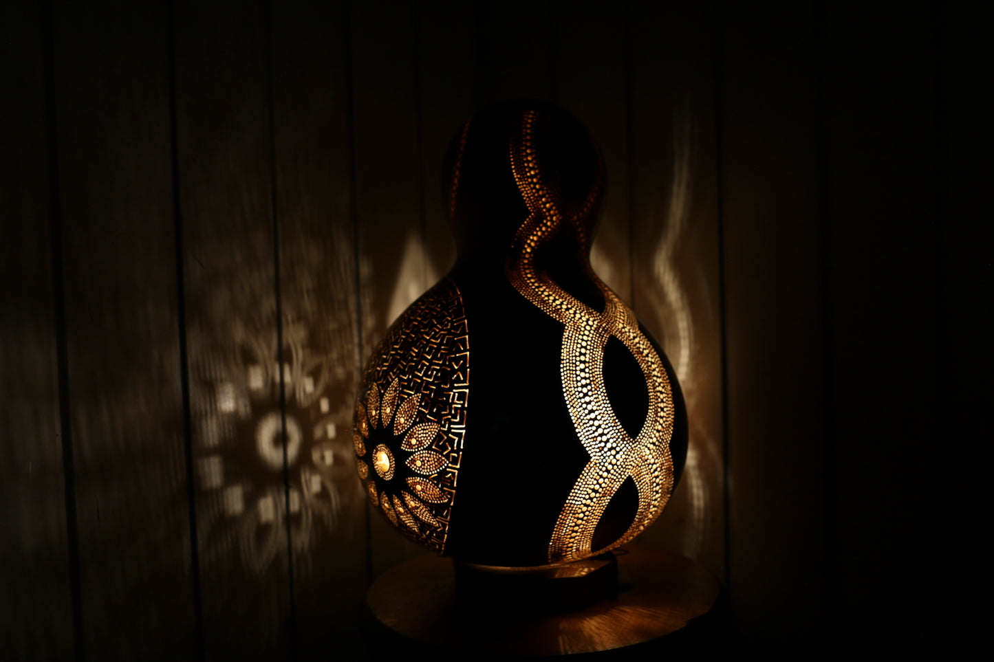 Mushroom Love Gourd Lamp