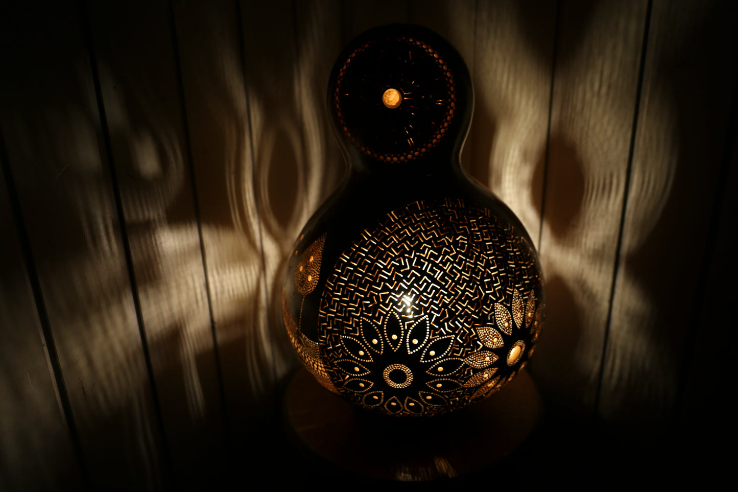 Mushroom Love Gourd Lamp