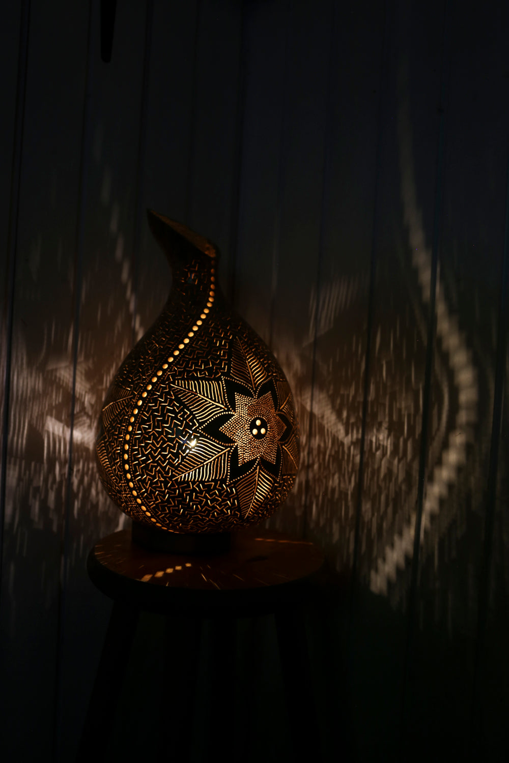 Serene Light Gourd Lamp