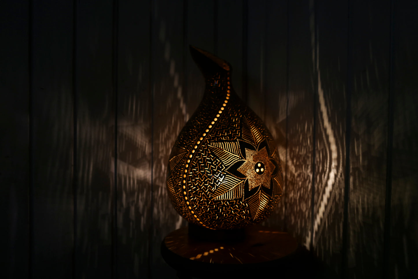 Serene Light Gourd Lamp