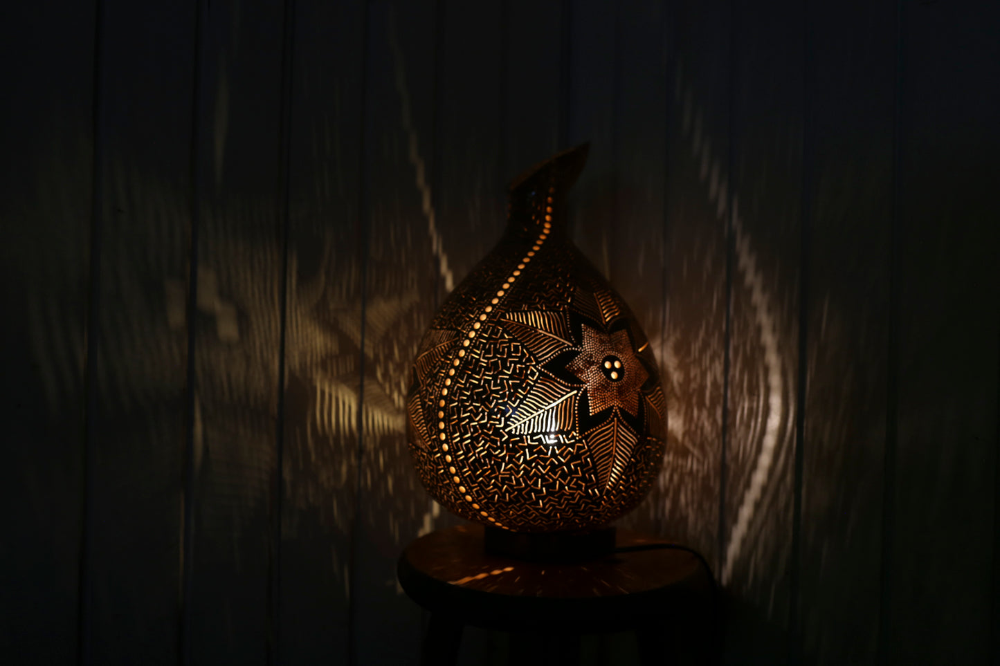 Serene Light Gourd Lamp