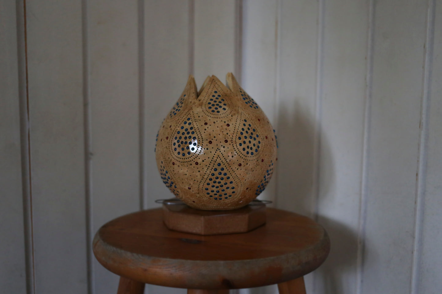 Gourd Lamp Blue