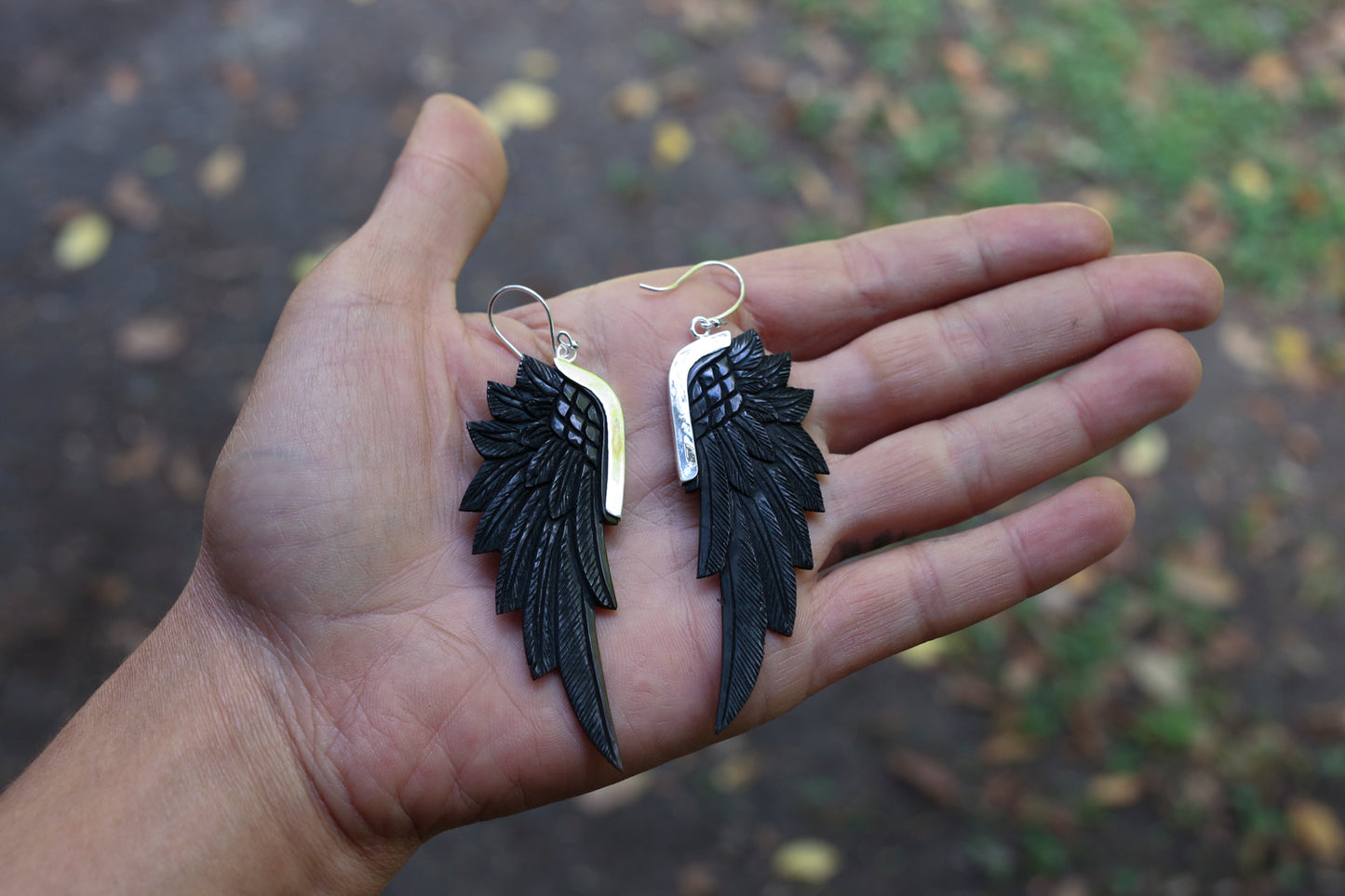 Horn,Brass • Earrings • Bali