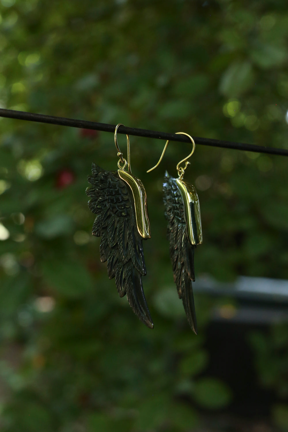 Horn,Brass • Earrings • Bali