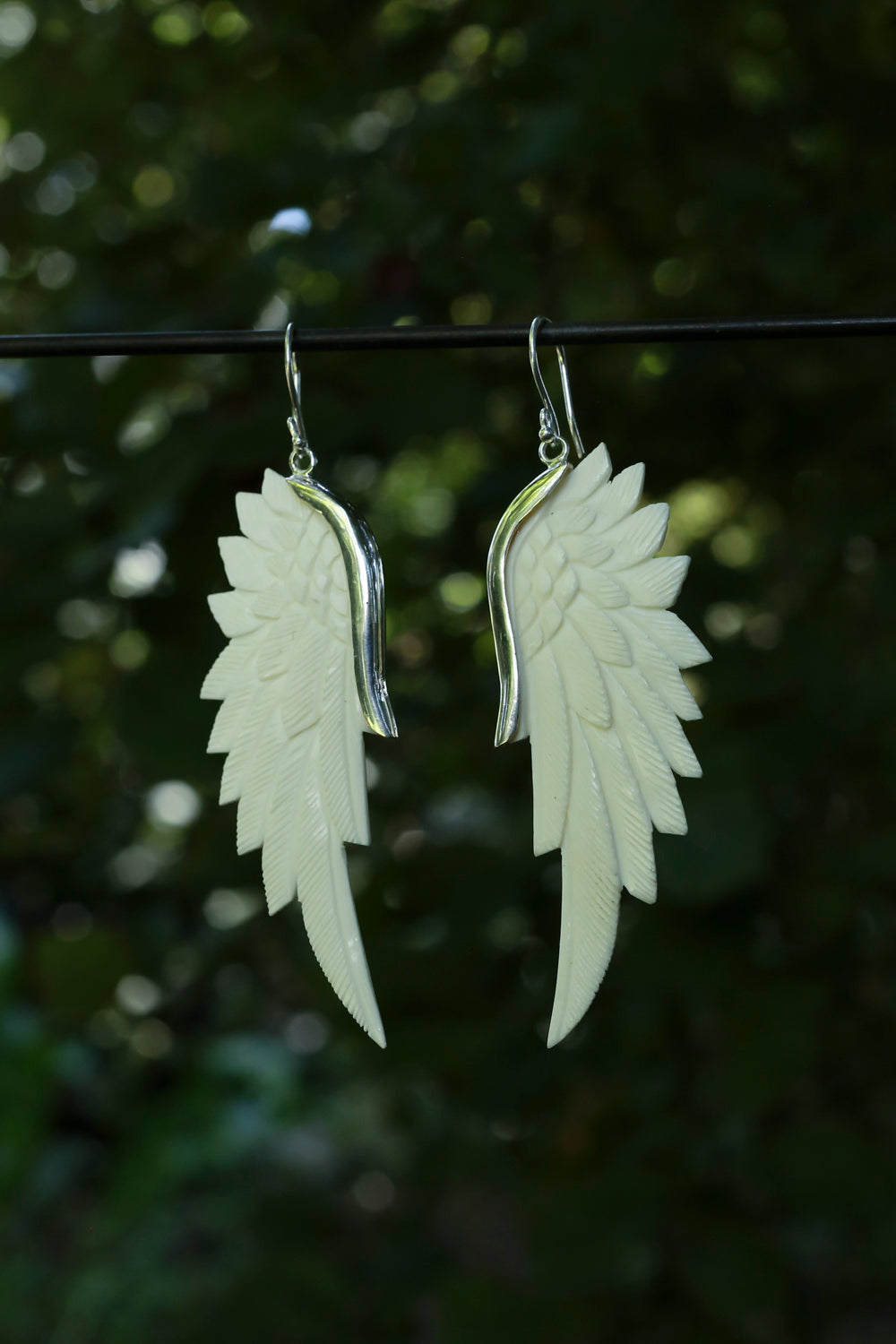 Bone,Brass • Earrings • Bali