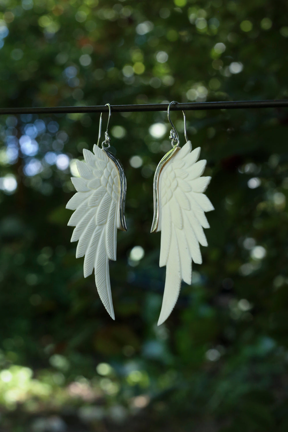 Bone,Brass • Earrings • Bali