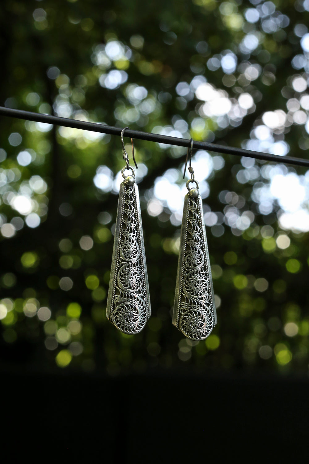 Boucles d'oreilles à pois