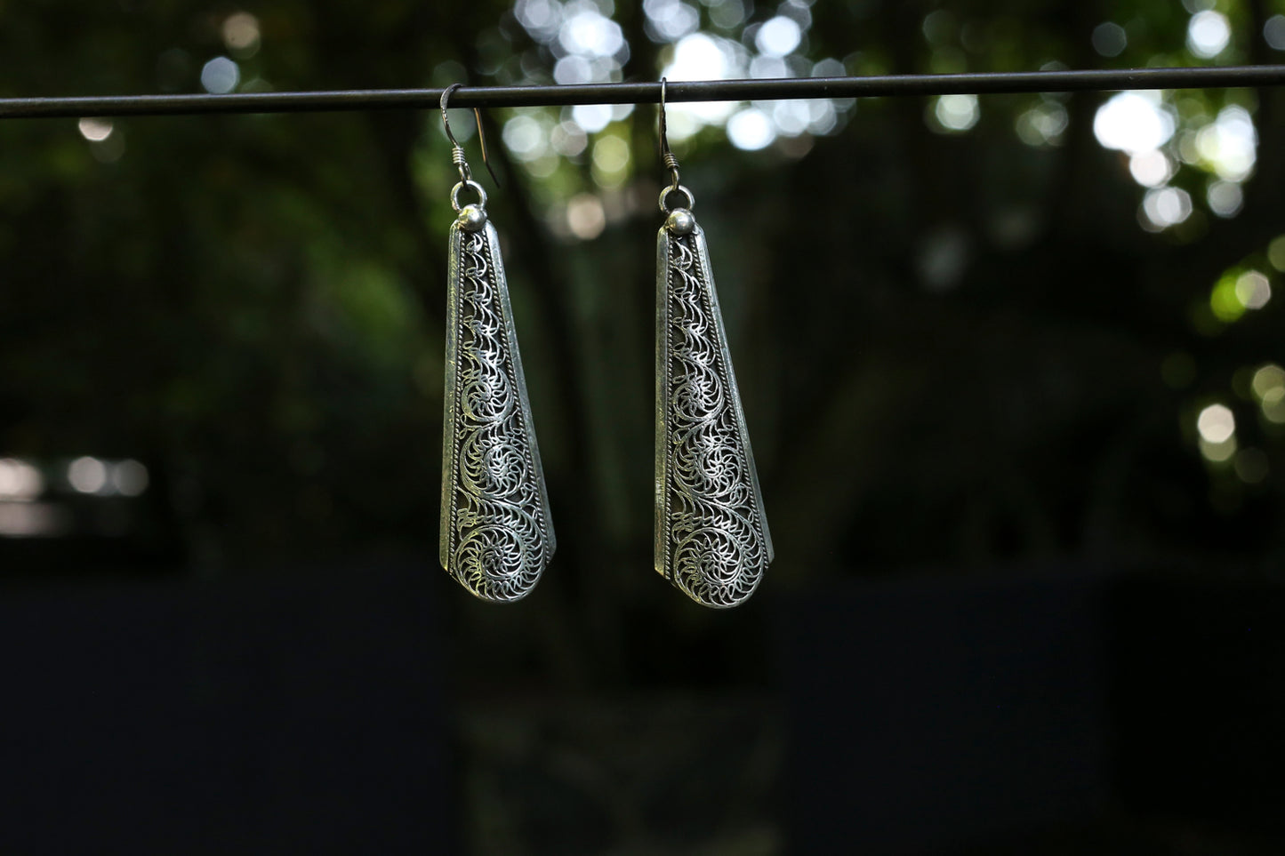 Boucles d'oreilles à pois