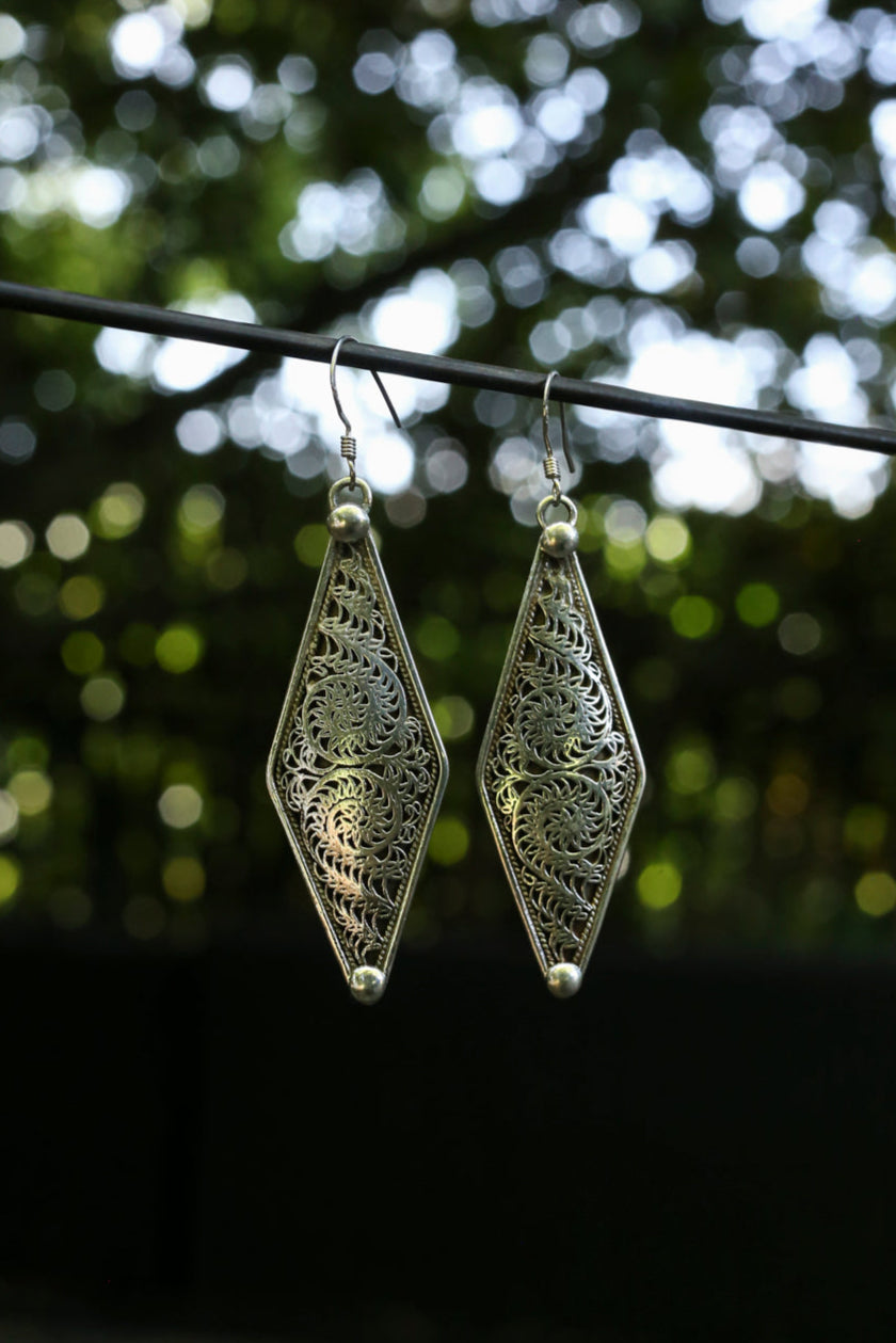 Boucles d'oreilles à pois