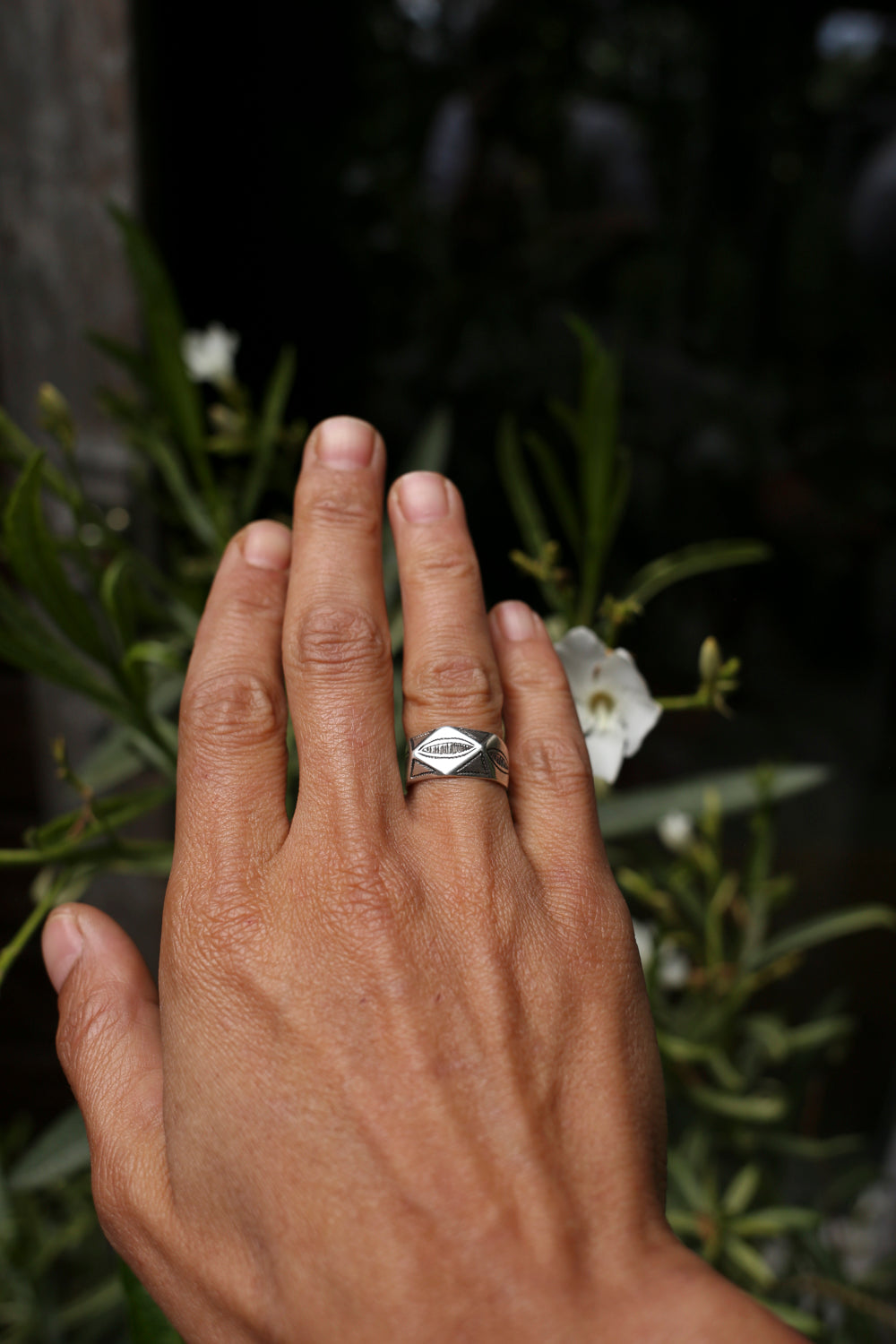 Silver Tribal Ring
