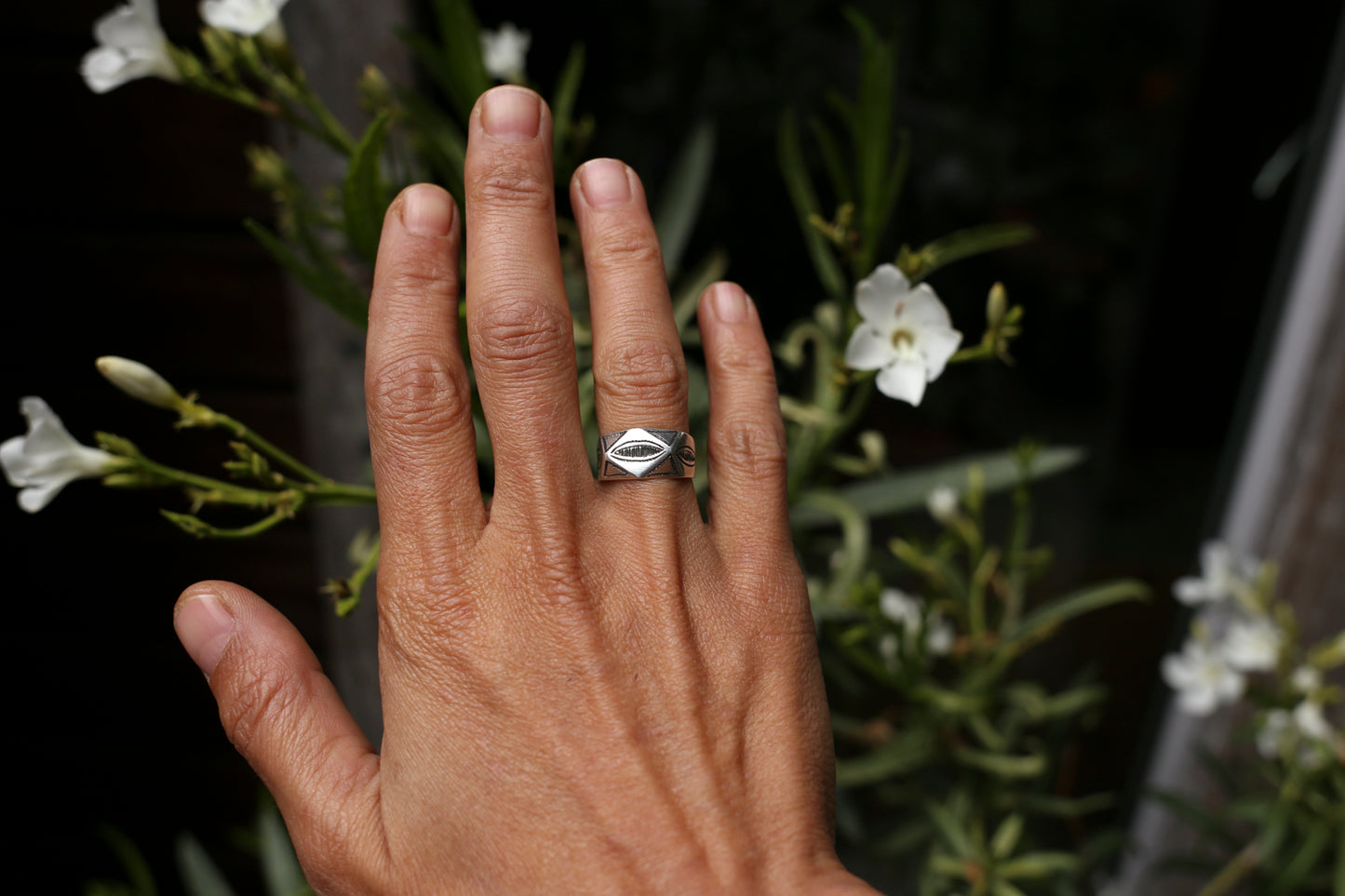 Silver Tribal Ring