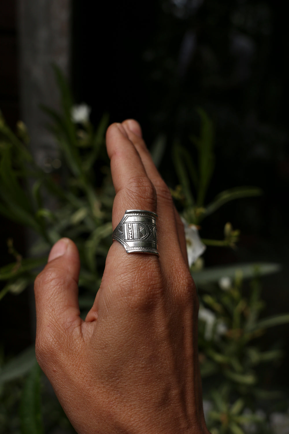 Silver Tribal Ring