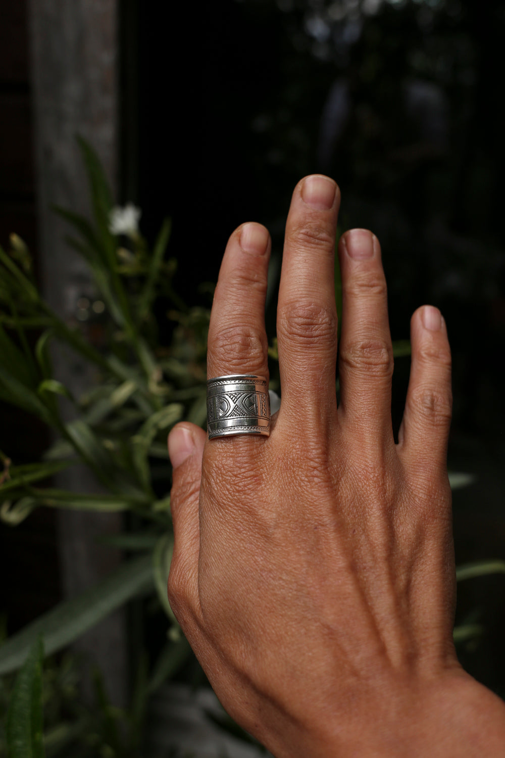 Silver Tribal Ring