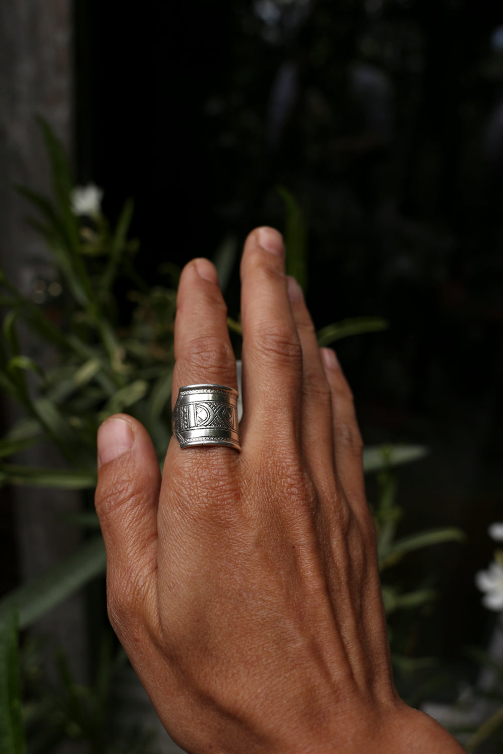 Silver Tribal Ring