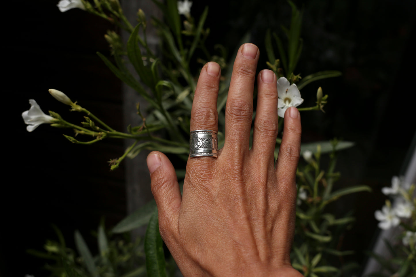 Silver Tribal Ring