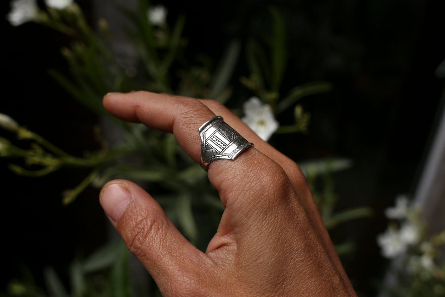 Silver Tribal Ring
