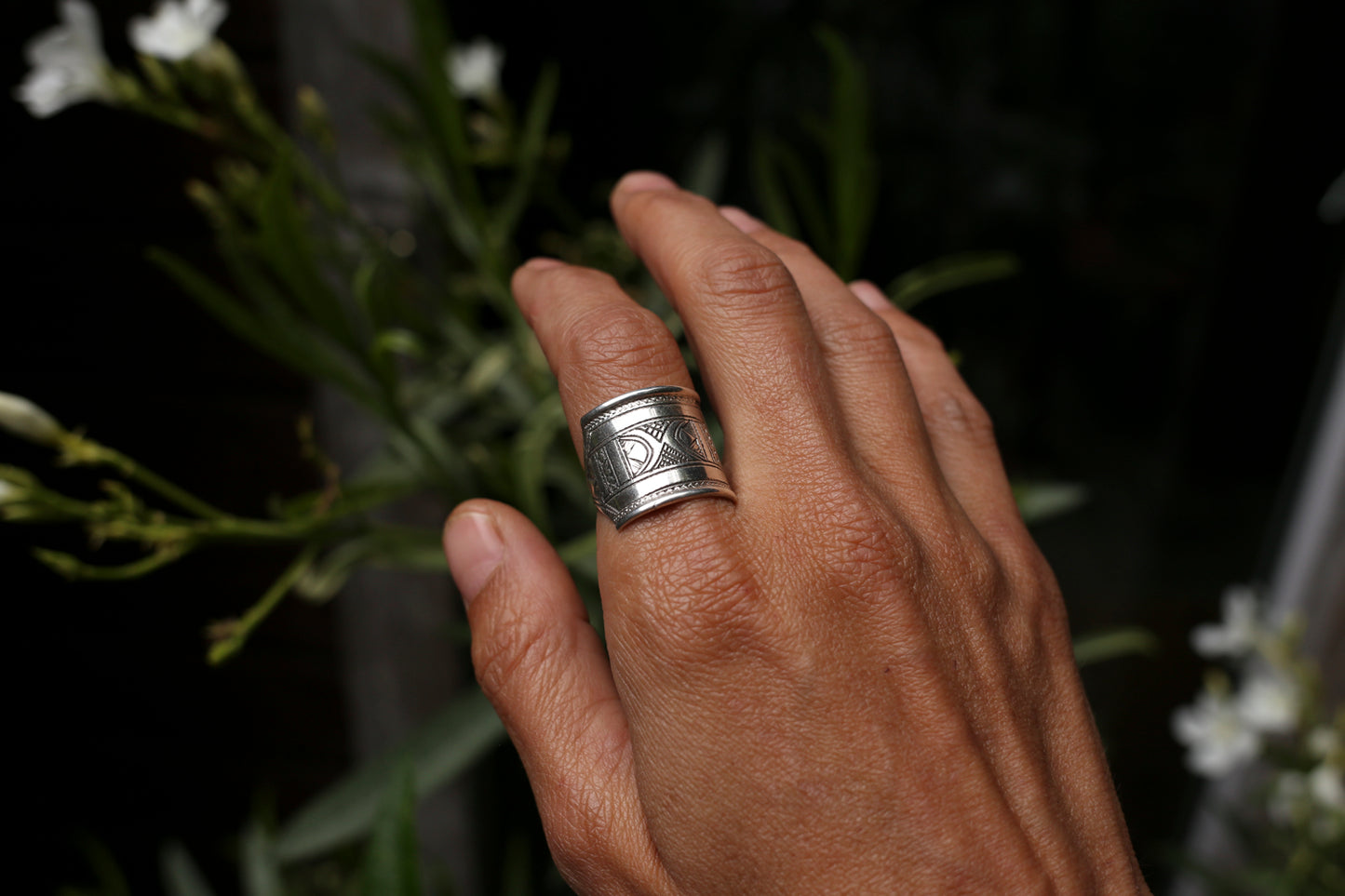 Silver Tribal Ring