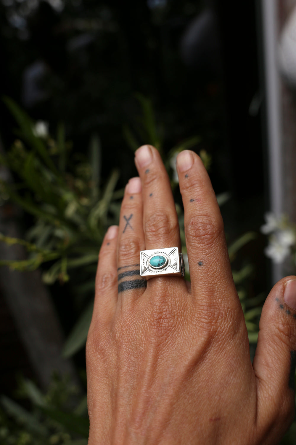 Silver & Turquoise Ring
