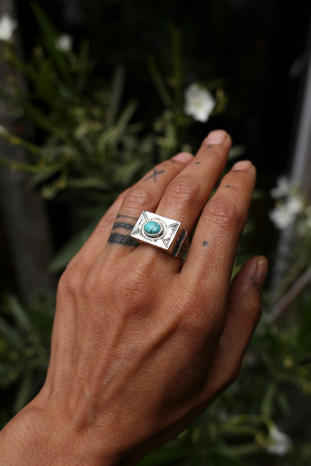 Silver & Turquoise Ring