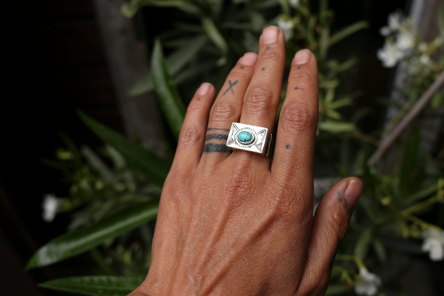 Silver & Turquoise Ring