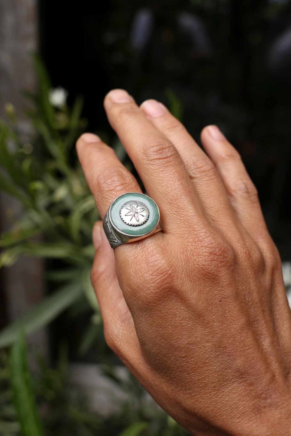 Silver & Green Jade – Handcrafted in Niger