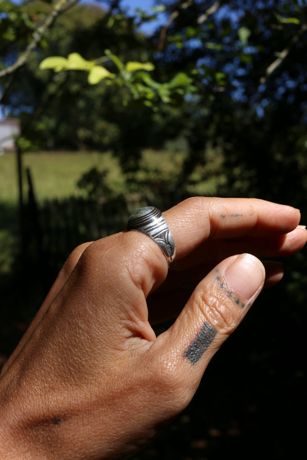 Silver Tribal Ring