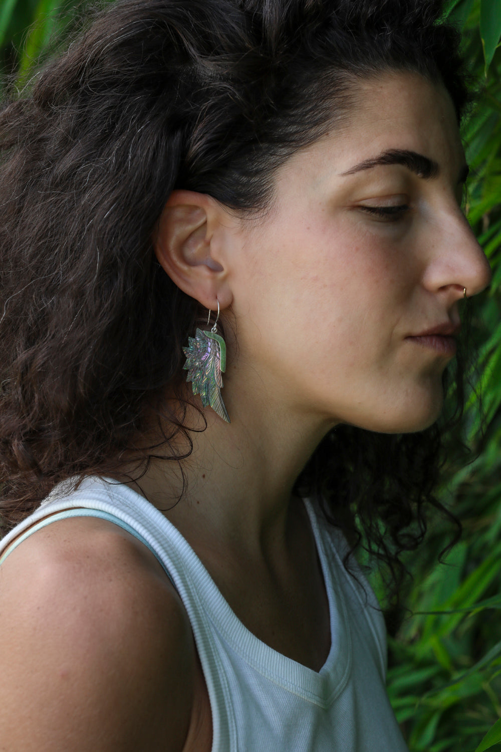 Shell • Brass • Earrings • Bali