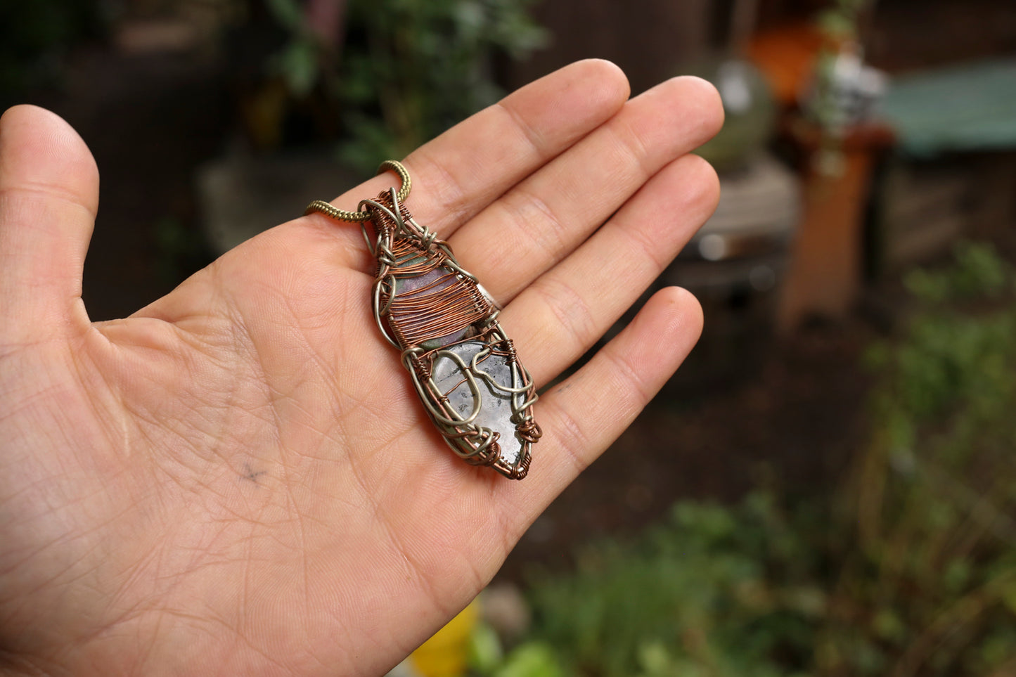 Handmade Crystal Pendant IV