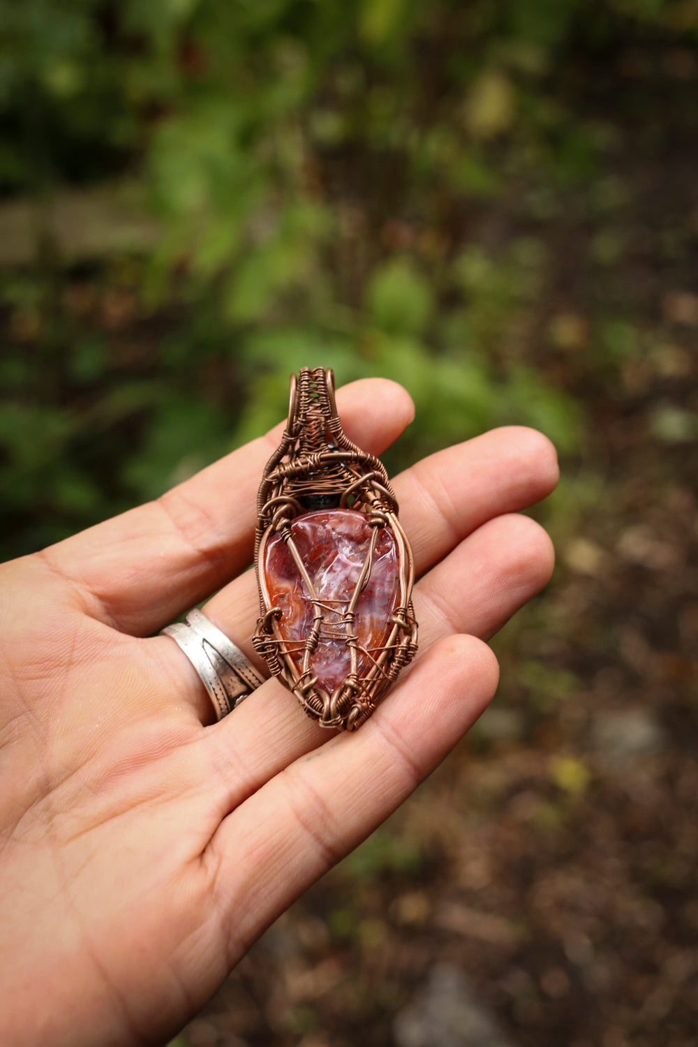 Handmade Crystal Pendant V